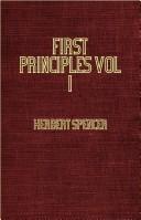 A System of Synthetic Philosophy - First Principles