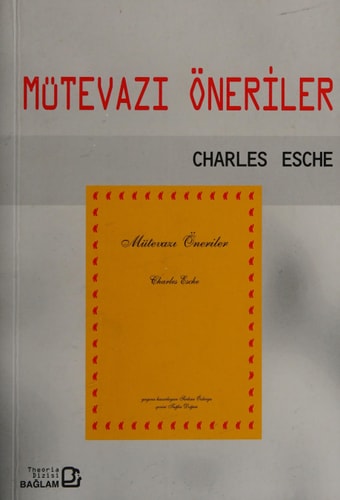Mütevazı öneriler