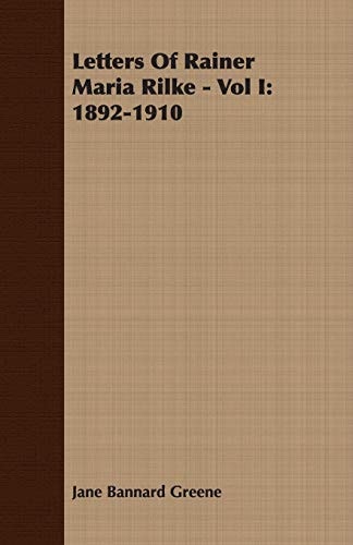 Letters of Rainer Maria Rilke -